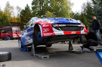 Test před Rally Bohemia 2009