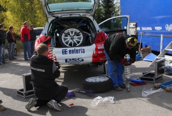 Test před Rally Bohemia 2009