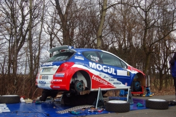 Test před Valašskou rally 2009