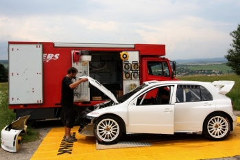 Test před Impromat Rallysprint Kopná 2009