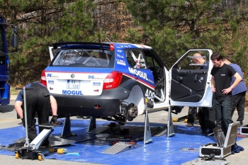 Test před Mogul Šumava Rallye Klatovy 2011