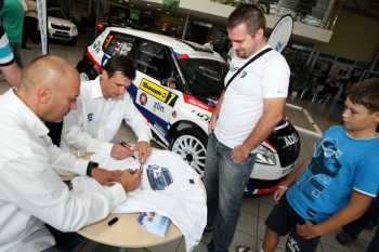 Autogramiáda Barum Czech Rally Zlín 31. 8. 2012 (Josef Petrů)