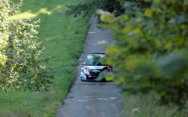 Test na Barum Czech Rally Zlín 2011
