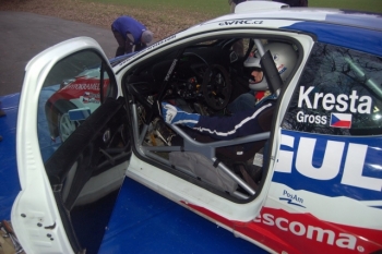 Test před Valašskou rally 2009